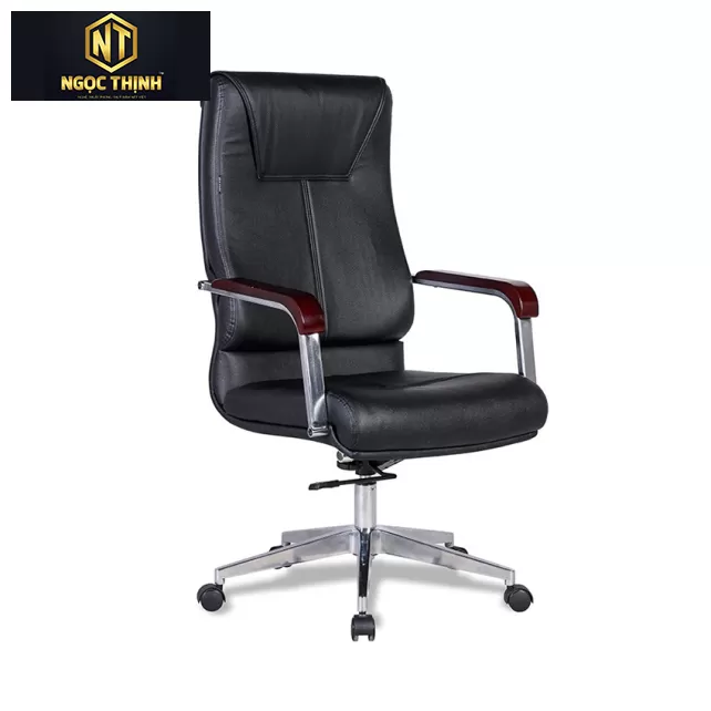 Ghế lãnh đạo có đệm tựa bọc da SG915